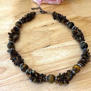 Tiger eye necklace 👁